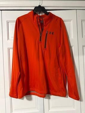 Under Armour Men’s Bright Orange Half-Zip Performance Pullover